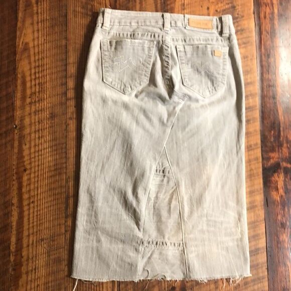 Cute Miss Me Jean Skirt Reconstructed Size 27 - Picture 9 of 14
